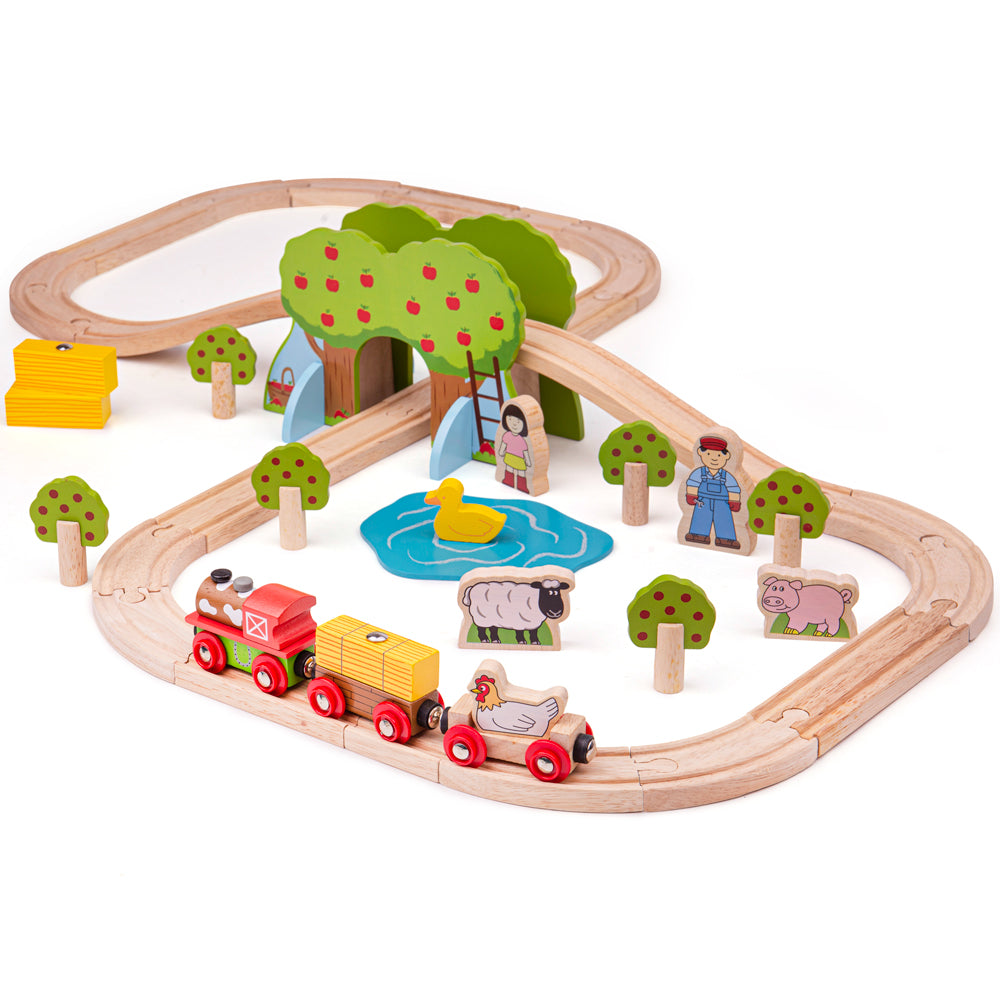 Farm Train Set - HoneyBug