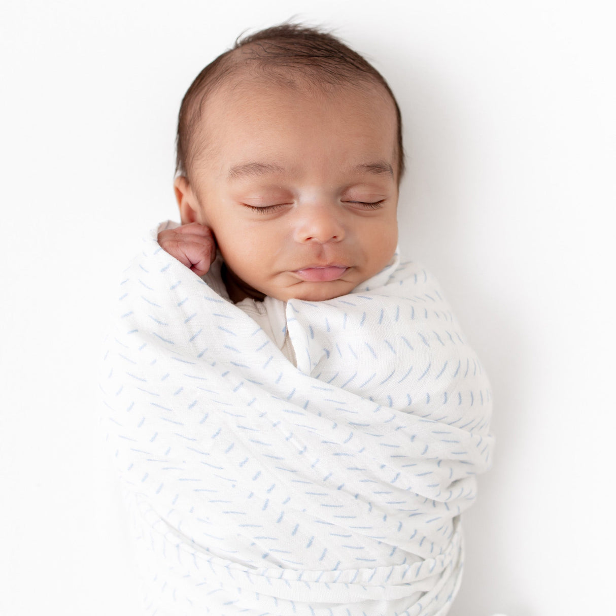 Blue Dash Swaddle - HoneyBug