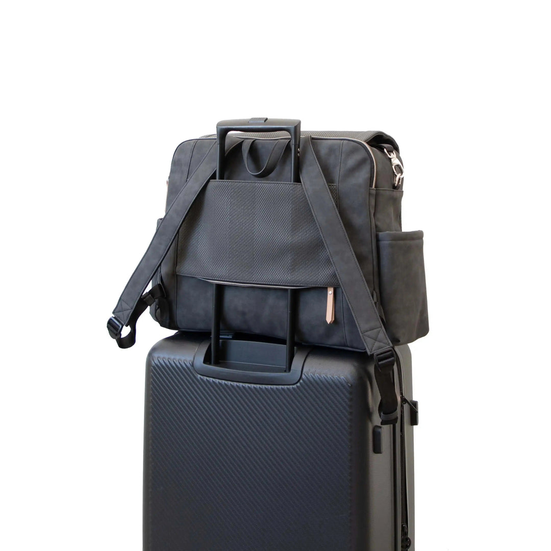 Boxy Backpack Deluxe -Ebony - HoneyBug