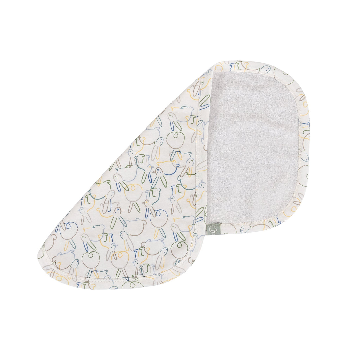 burp cloth | bunnies - HoneyBug