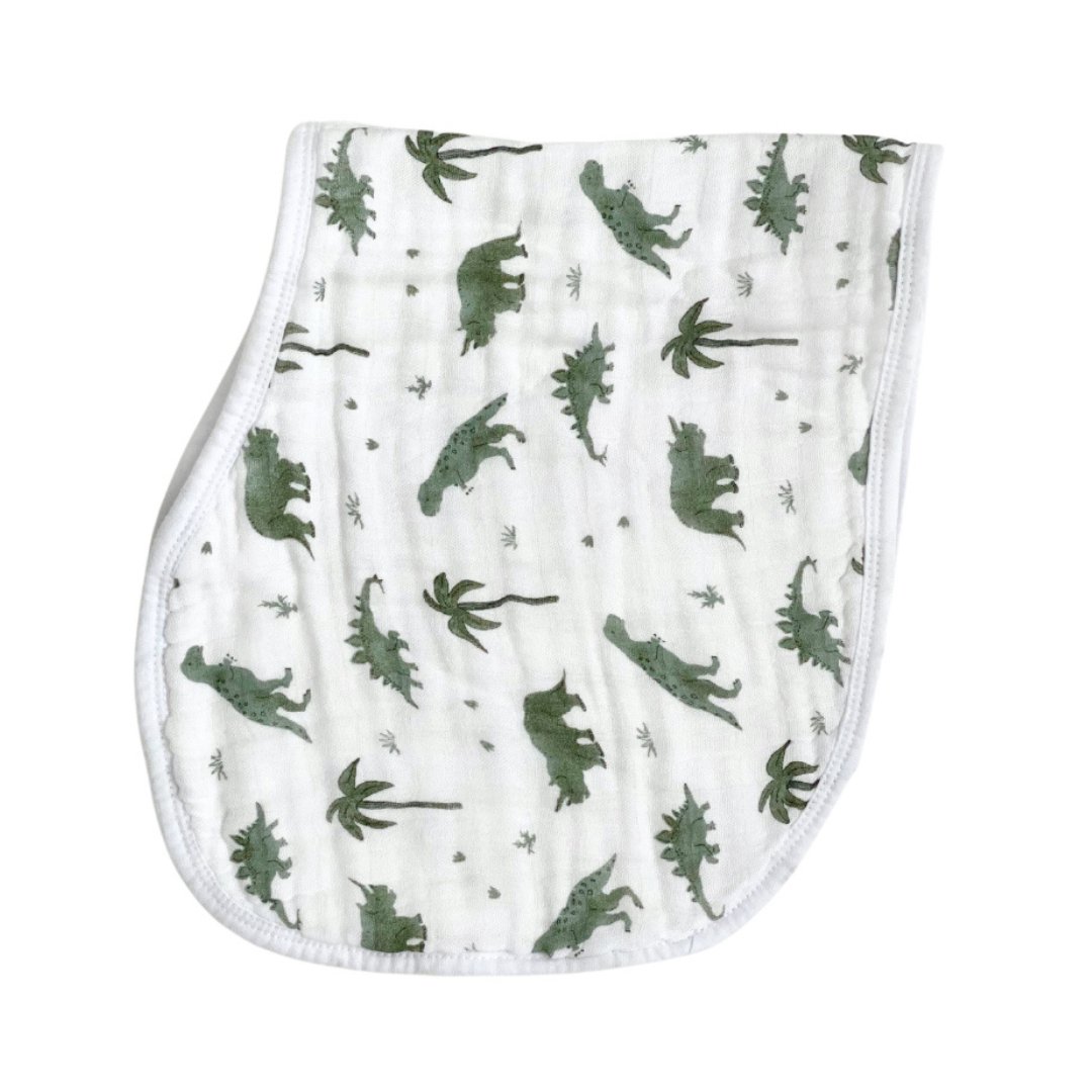 Burp Cloth Bib - Dino-Snores - HoneyBug