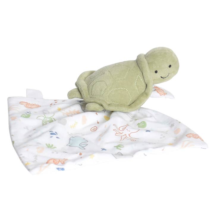 Turtle Organic Comforter - HoneyBug