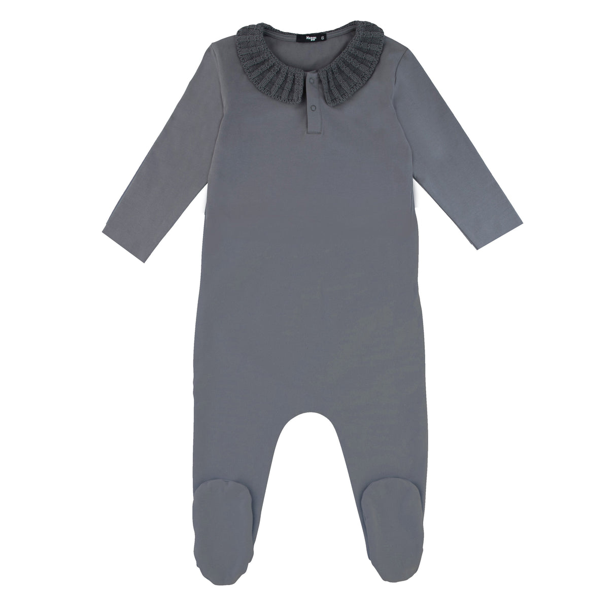Knit Collar Footie, Boys - HoneyBug