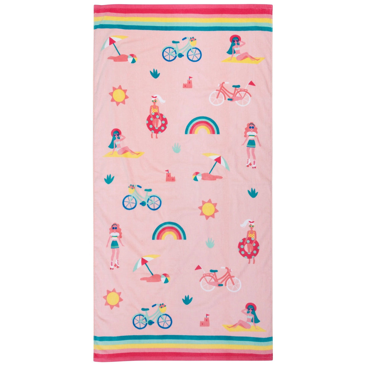 Beach and Bath Towel - Beach Day - HoneyBug