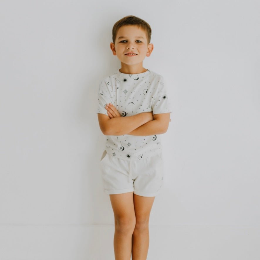 Boxy Toddler Tee | celestial - HoneyBug