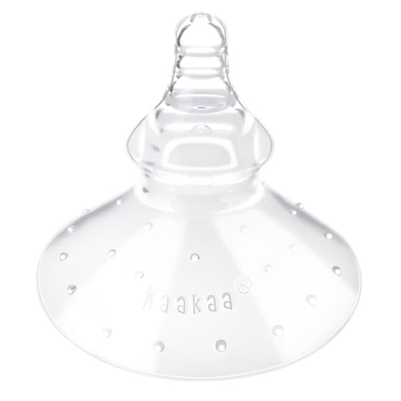 Haakaa Silicone Breastfeeding Nipple Shield, Round Shape 1 pk - HoneyBug