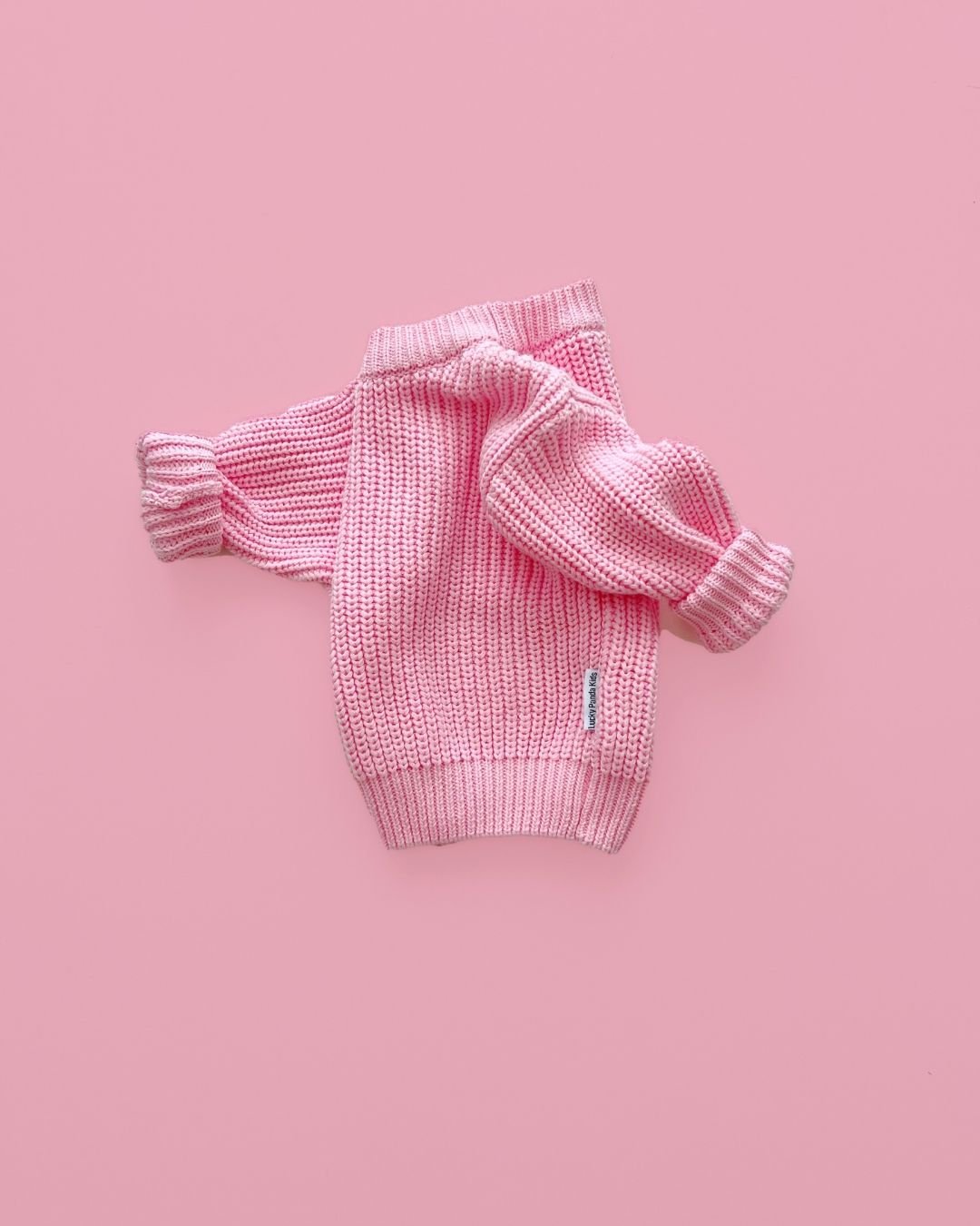 Chunky Knit Sweater | Pink - HoneyBug