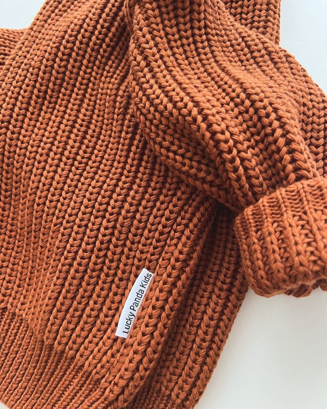 Chunky Knit Sweater | Rust - HoneyBug