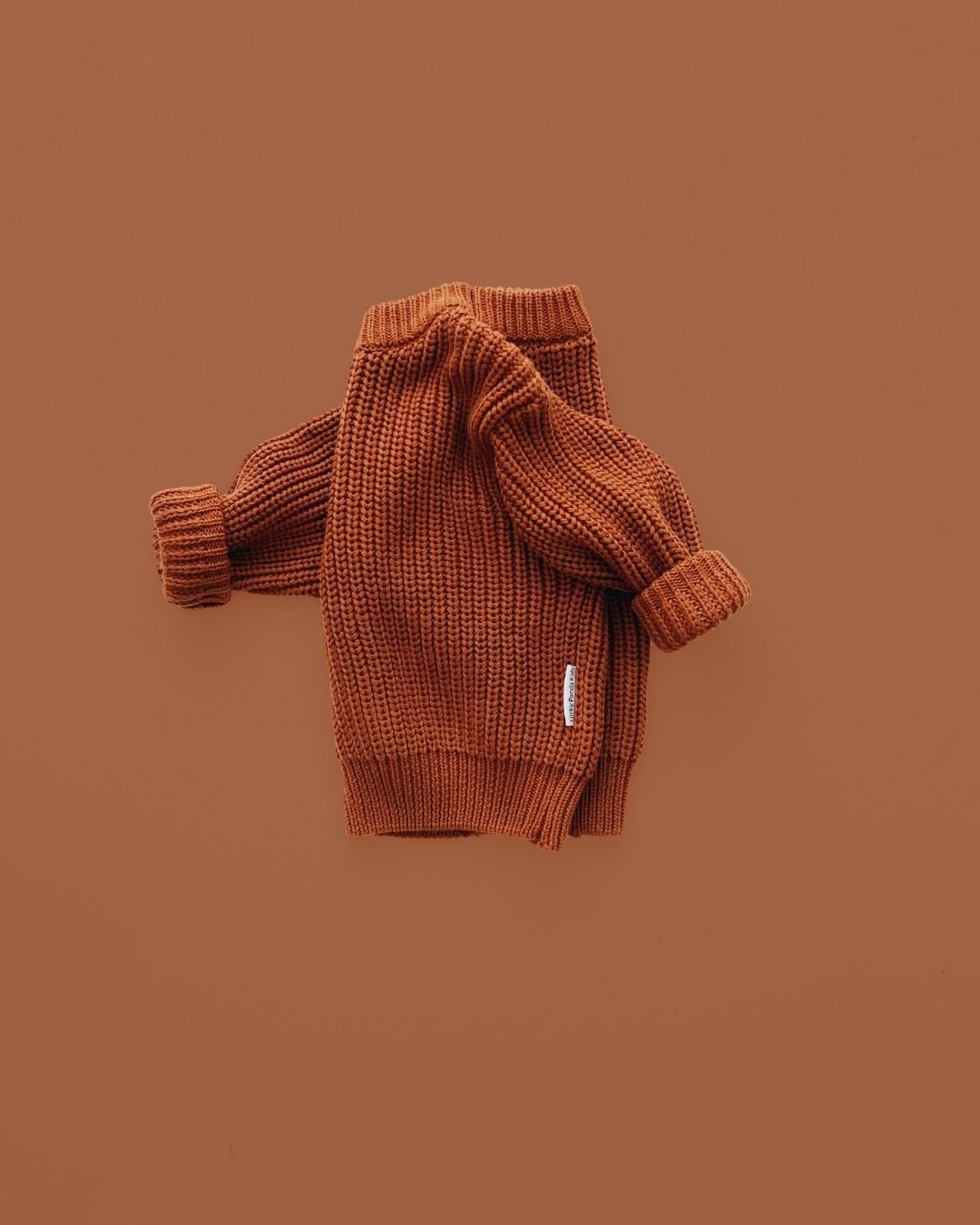 Chunky Knit Sweater | Rust - HoneyBug