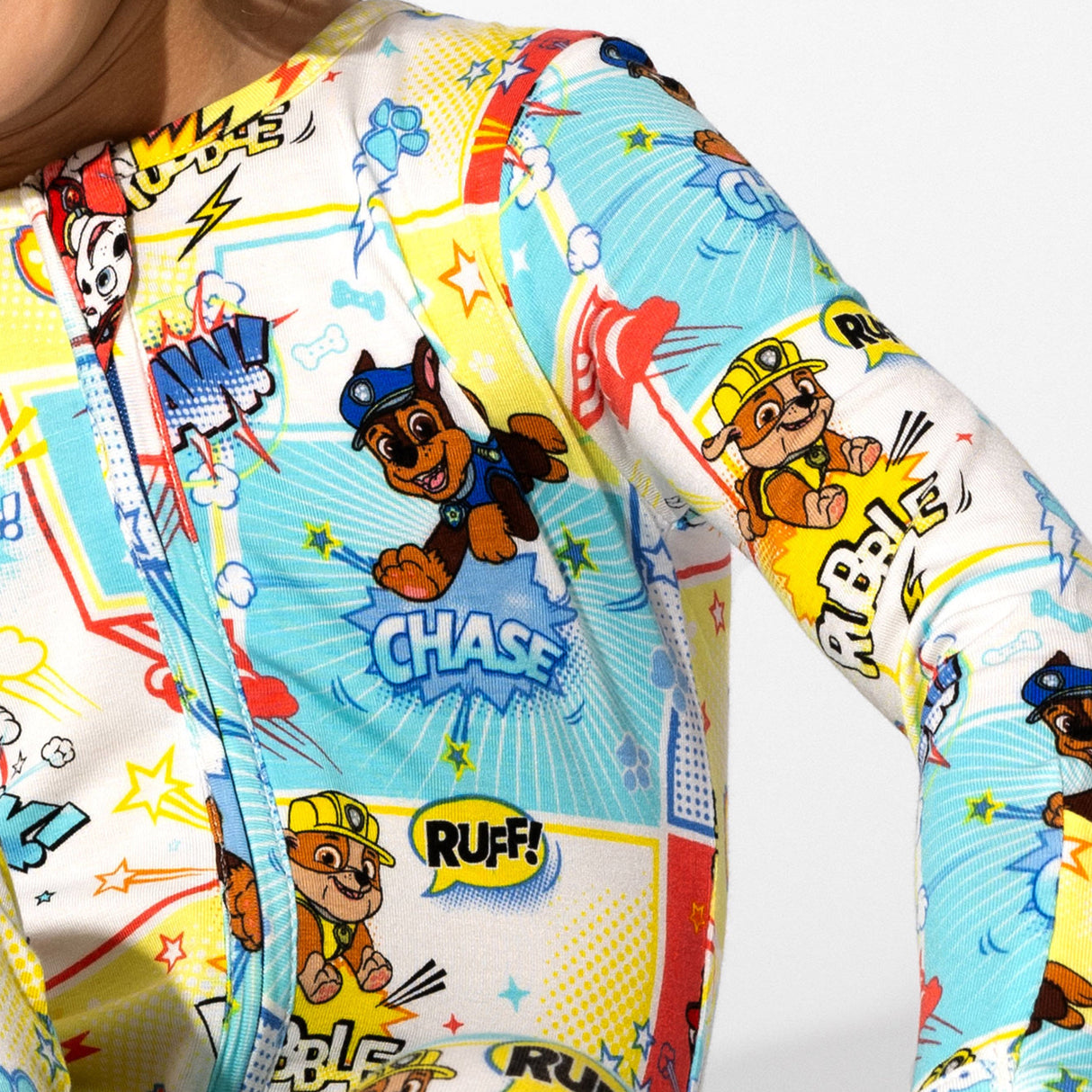 PAW Patrol: Comic Boy Pups Bamboo Convertible Footie - HoneyBug