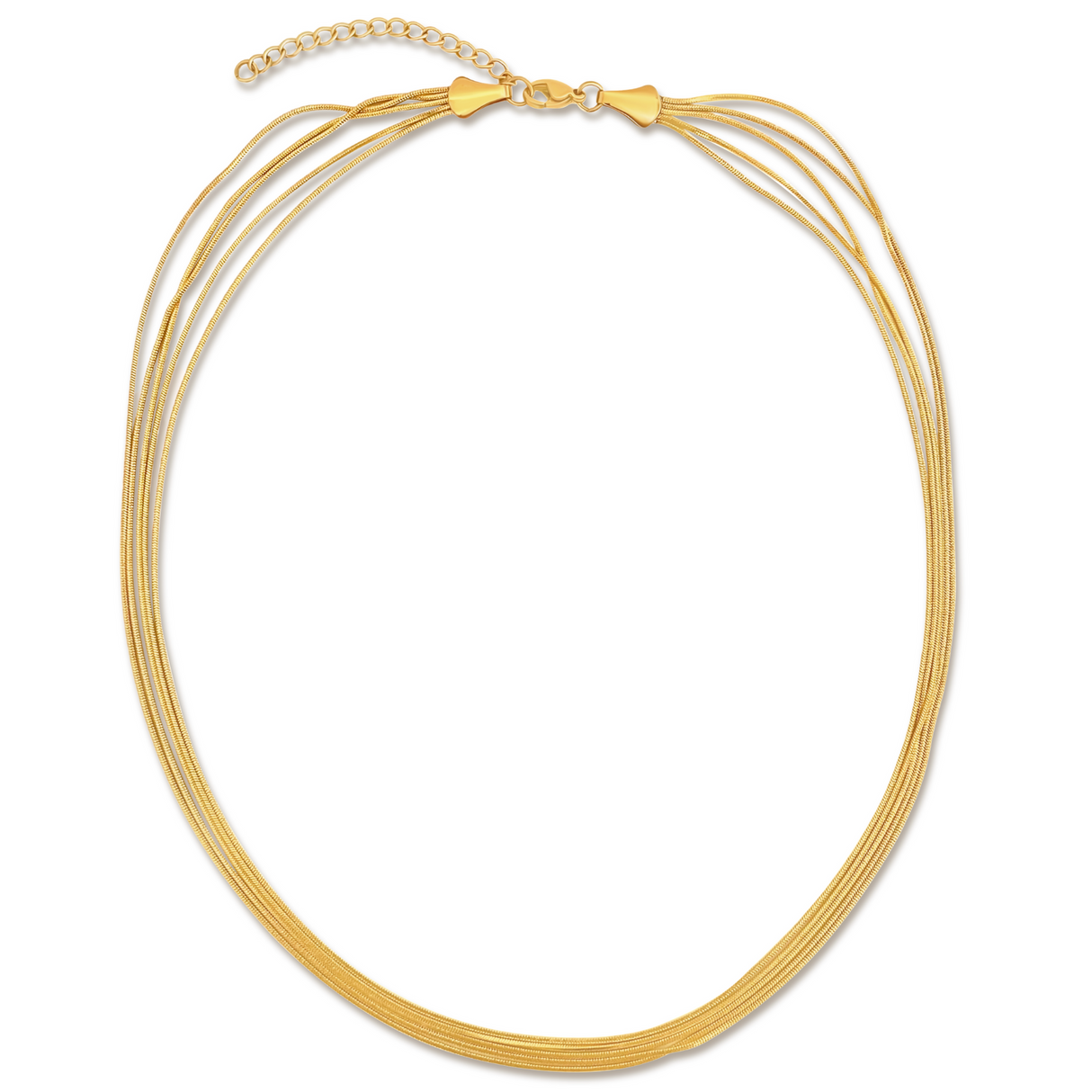 Justine Layered Chain Necklace - HoneyBug