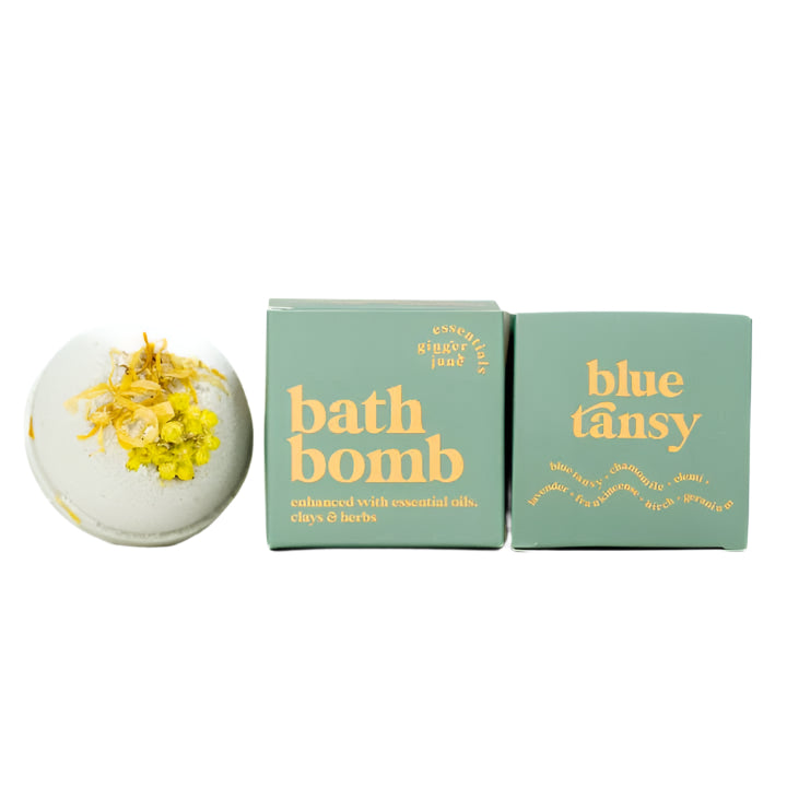 100% Botanical Bath Bomb - Tansy - HoneyBug