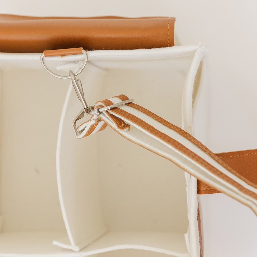 Magnolia Cream Diaper Caddy
