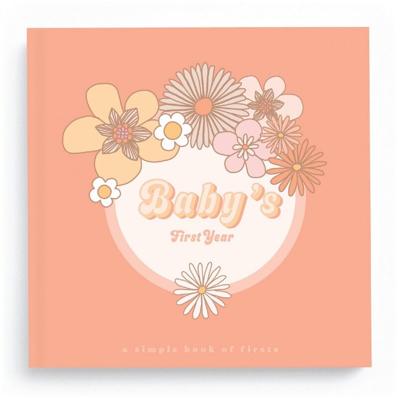 Little Rainbow Memory Baby Book - HoneyBug