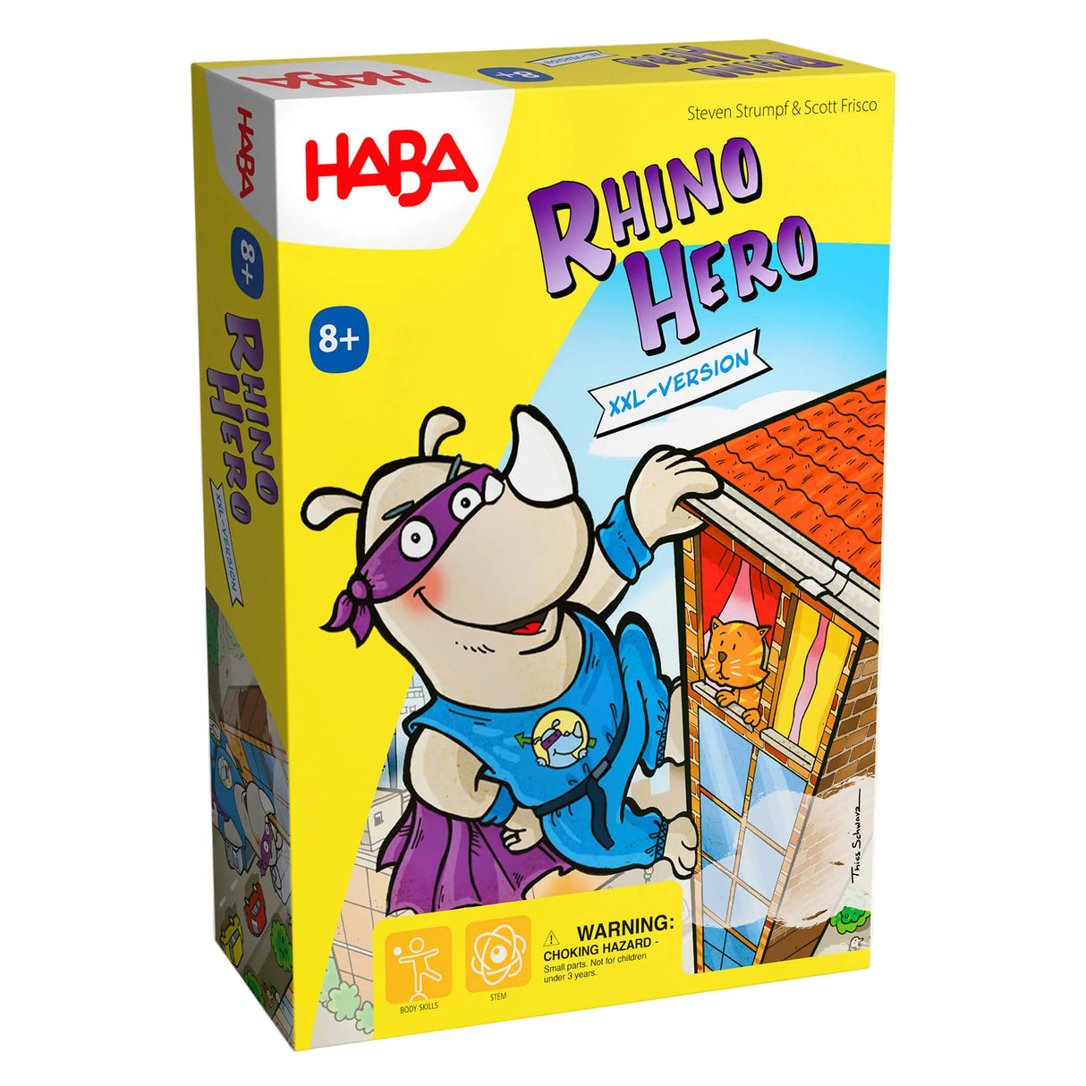 Giant Rhino Hero XXL Stacking Cards Game