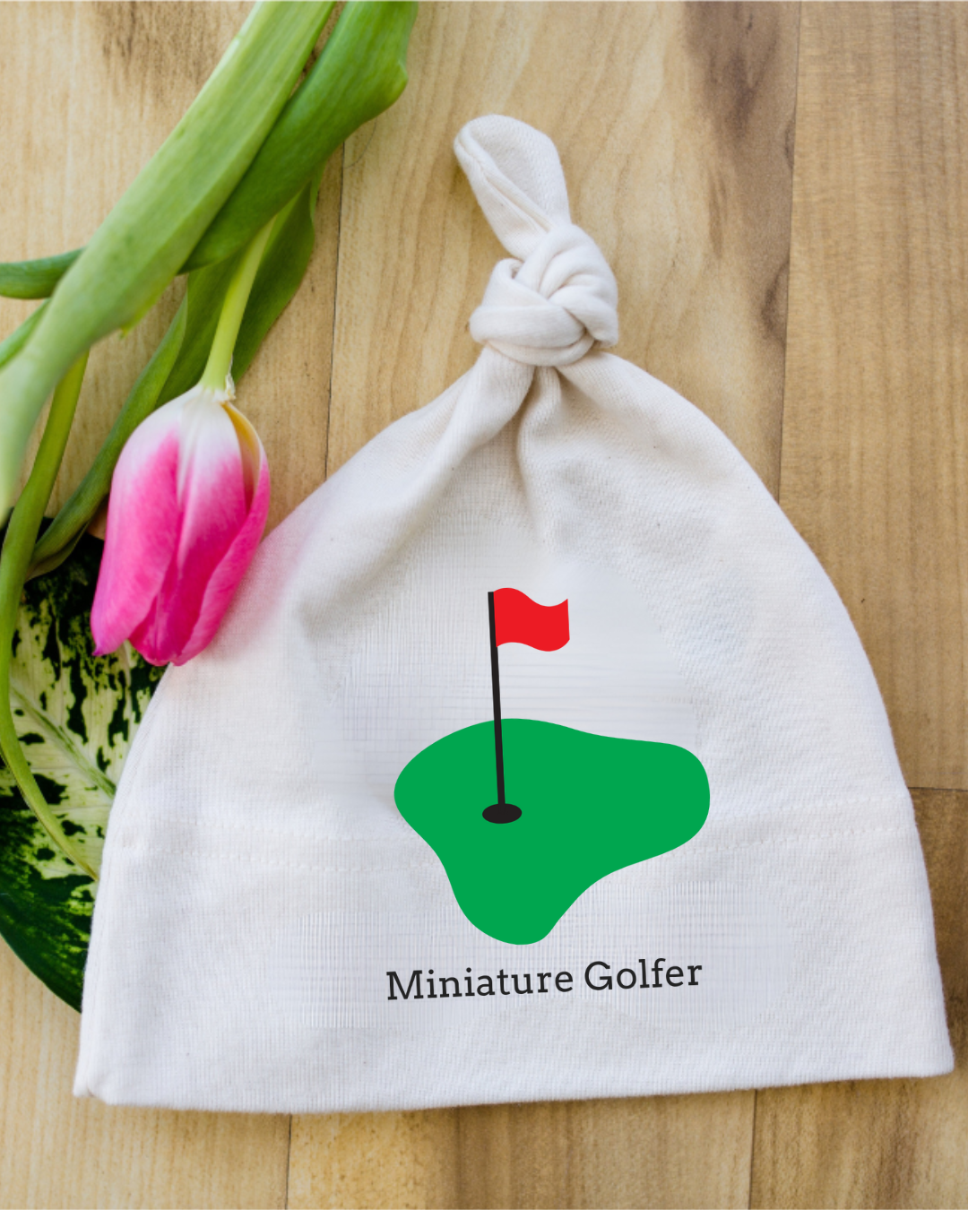 Mini Golfer Baby Hat - HoneyBug