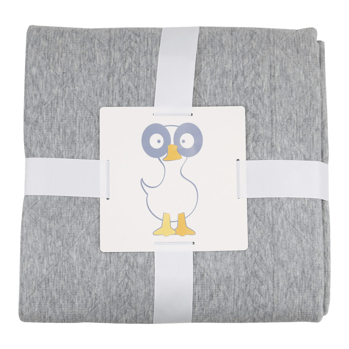 Mommy & Me Knit Blanket Set - Gray - HoneyBug