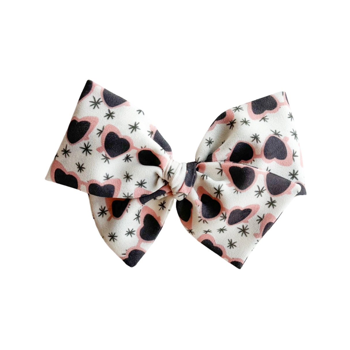 Heart Sunnies Pinwheel Bow - HoneyBug