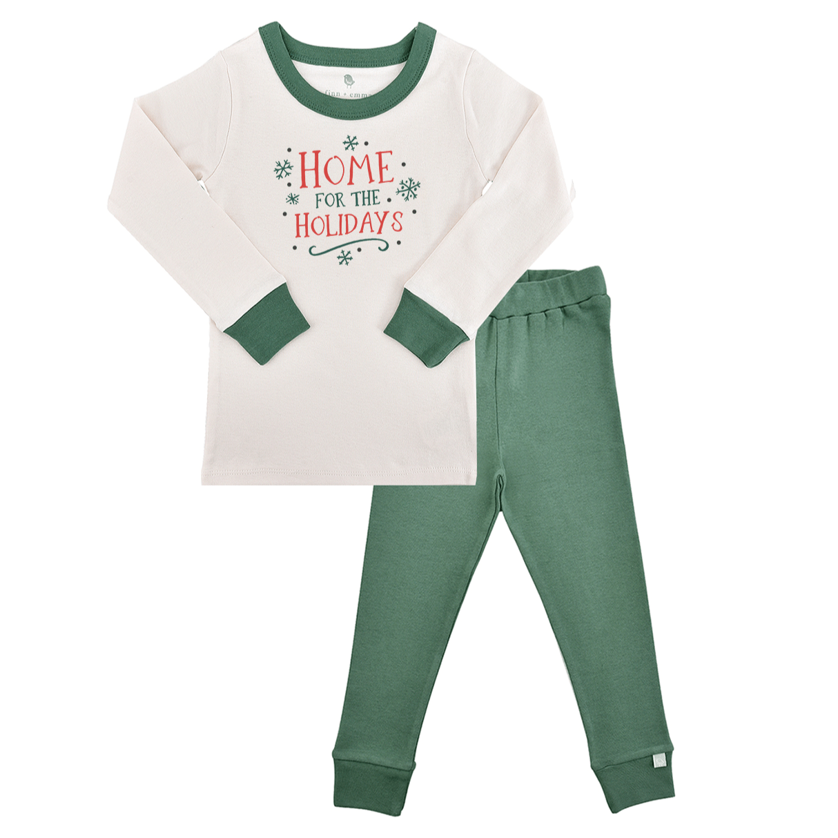 pajamas | home for the holidays pine green - HoneyBug