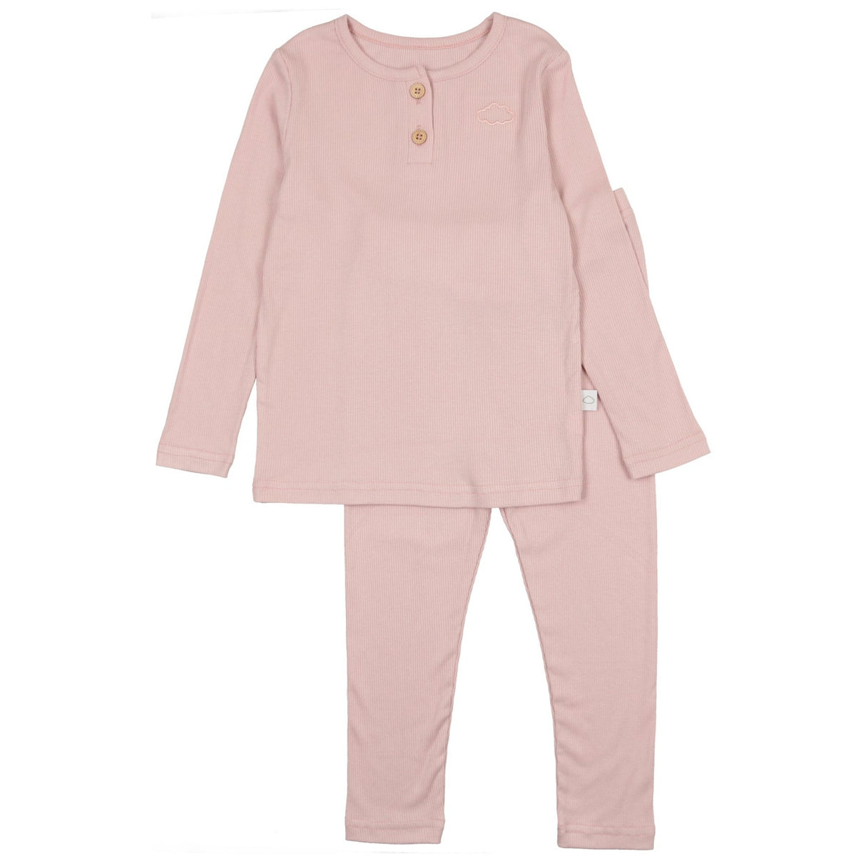 Henley PJ- Blush - HoneyBug