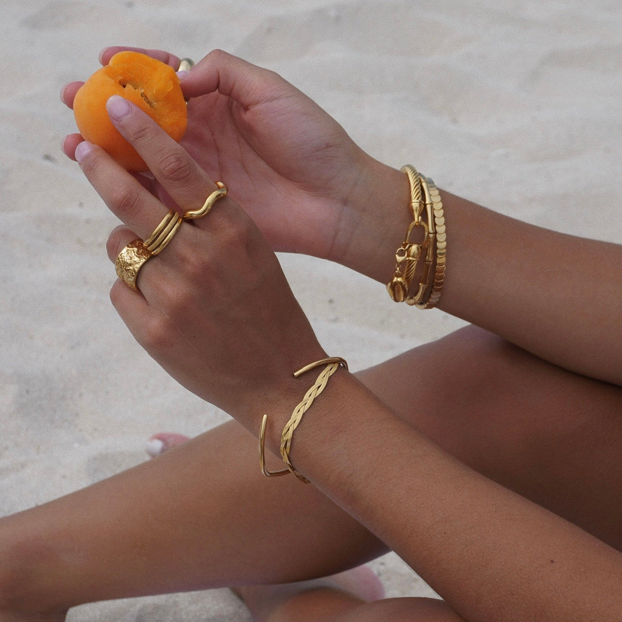 Micah Triple Ring Set - HoneyBug