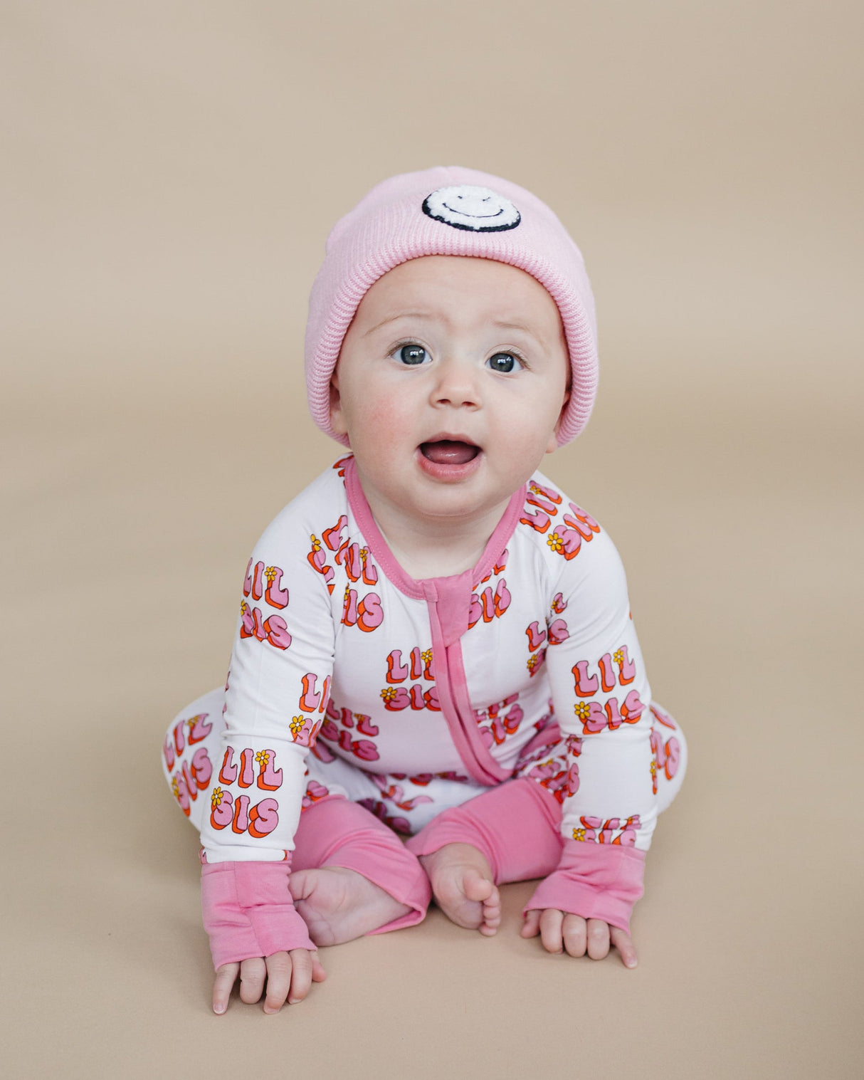 Bamboo Zip Romper | Lil Sis - HoneyBug