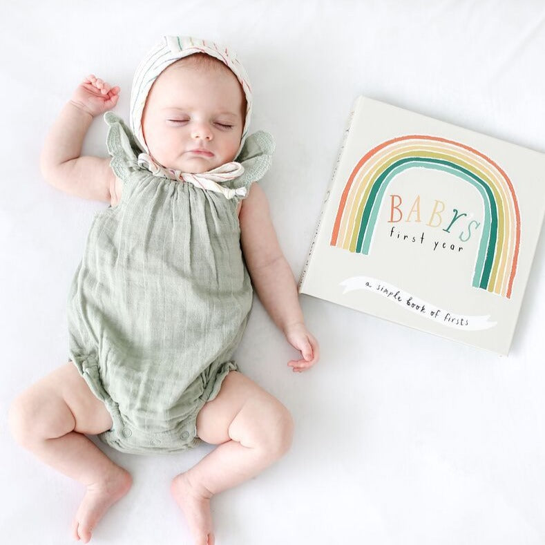 Little Rainbow Memory Baby Book - HoneyBug