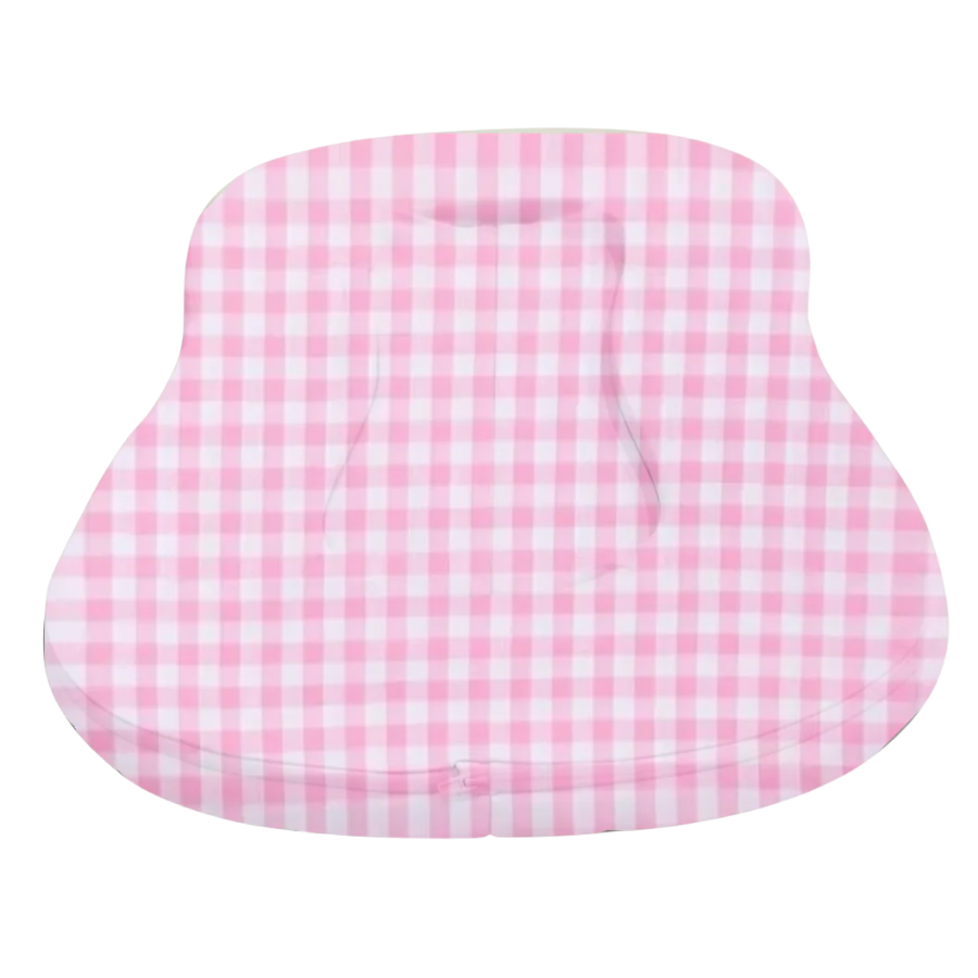 Pink White Gingham New Lounger Curve Cover