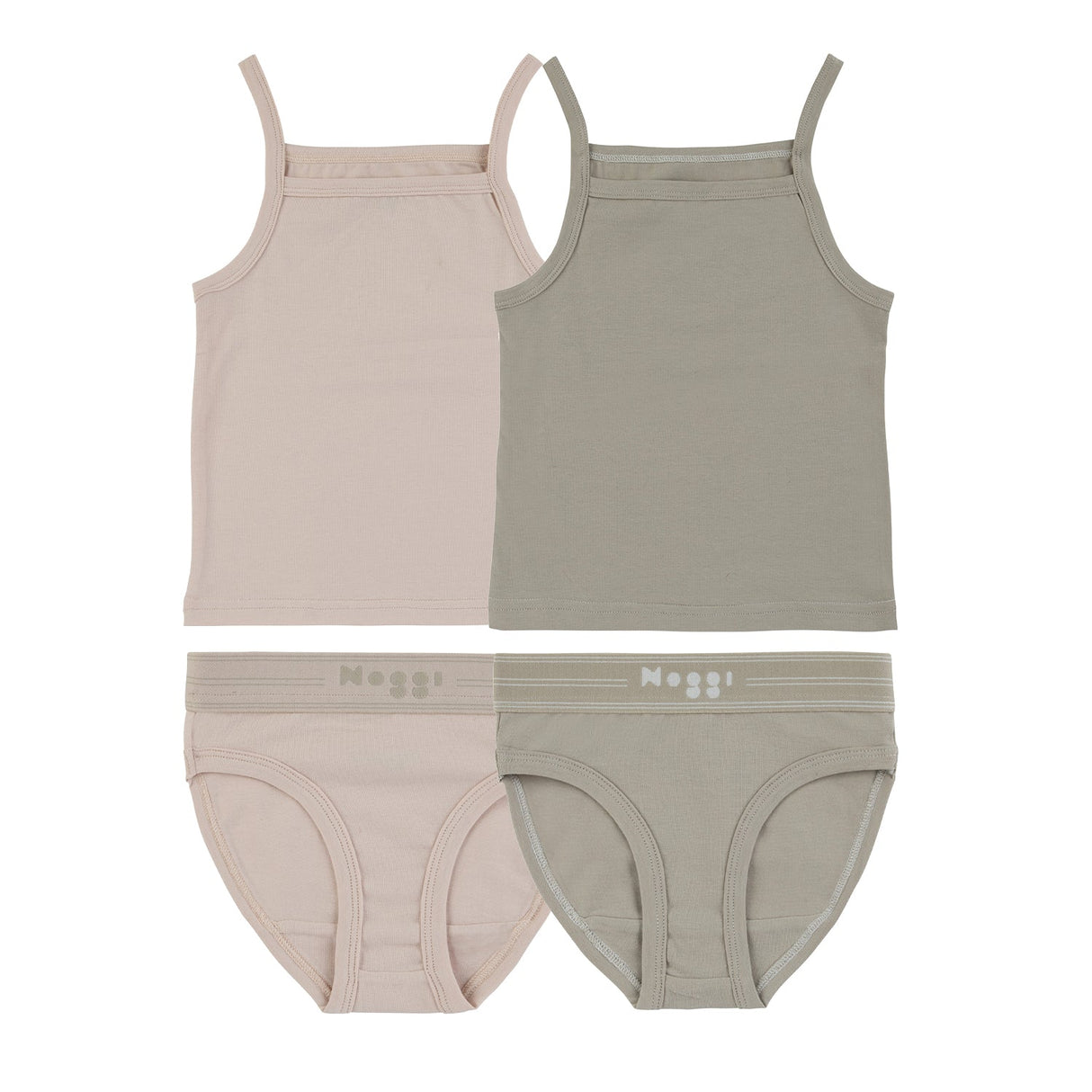 Logo Band Mauve + Taupe (2 Sets) - HoneyBug