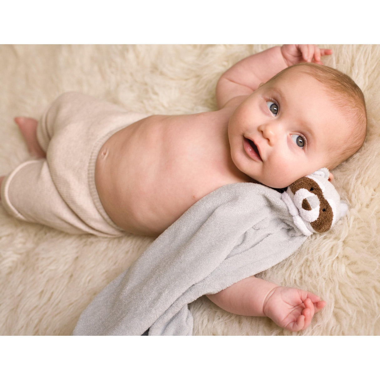 Lovie Blankie - Raccoon - HoneyBug