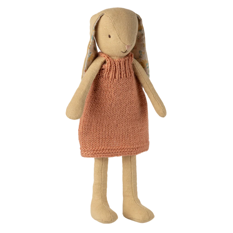 Bunny, Size 2 - Cream yellow - Knitted dress