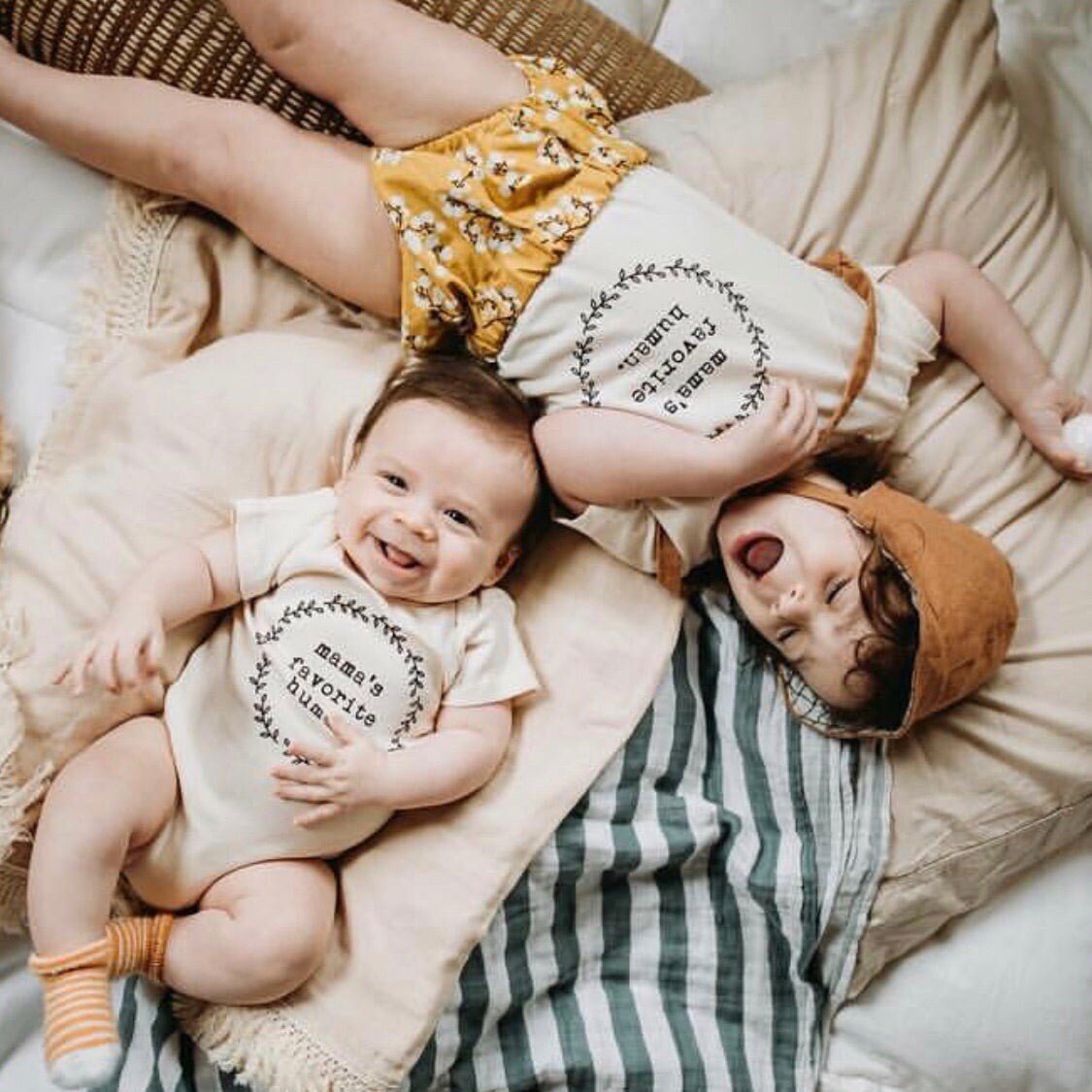 Mamas Favorite Human Organic Cotton Kids Tee Short Sleeve - HoneyBug