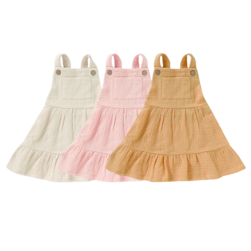Organic Cotton Muslin Baby Dress