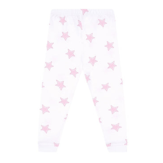 Pink Stars Print Pajama