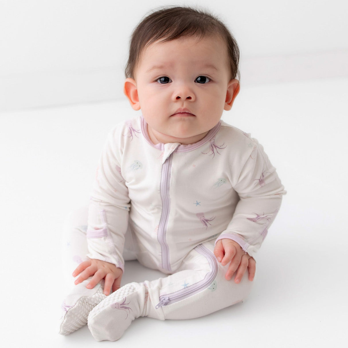 Octopus Zippered Footie - HoneyBug