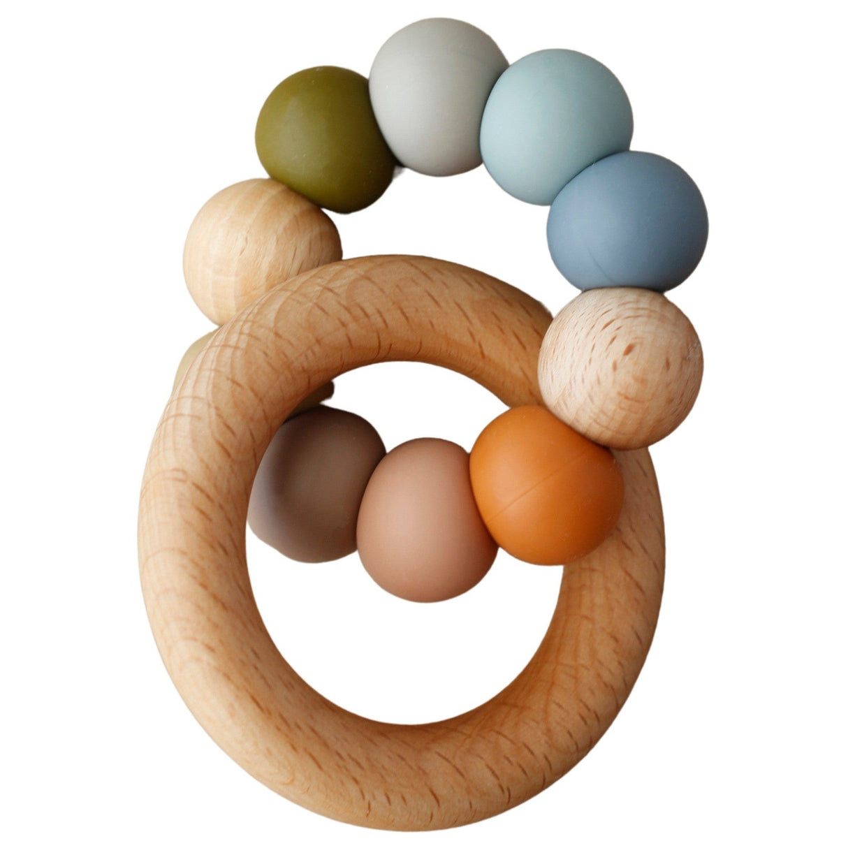 Ring Teether - Raven - HoneyBug