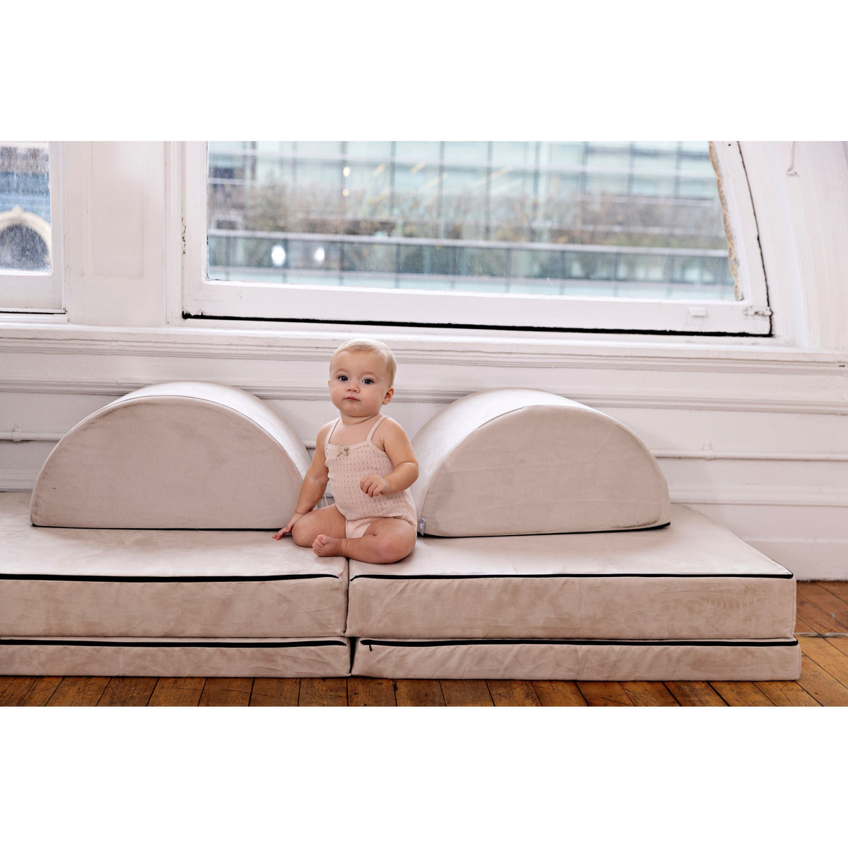 Pointelle Mauve + White (Three Pack) - HoneyBug