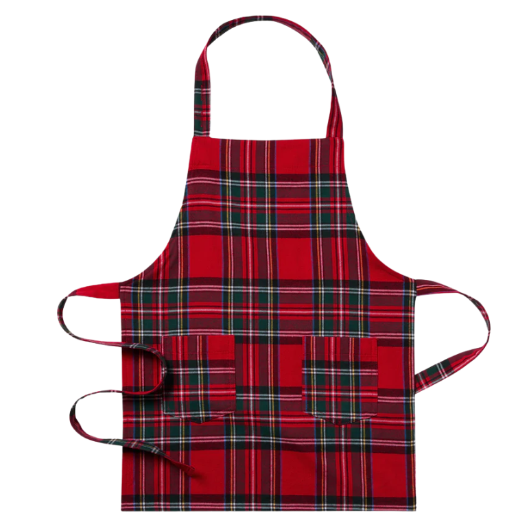 Kid's Apron in Imperial Tartan - HoneyBug