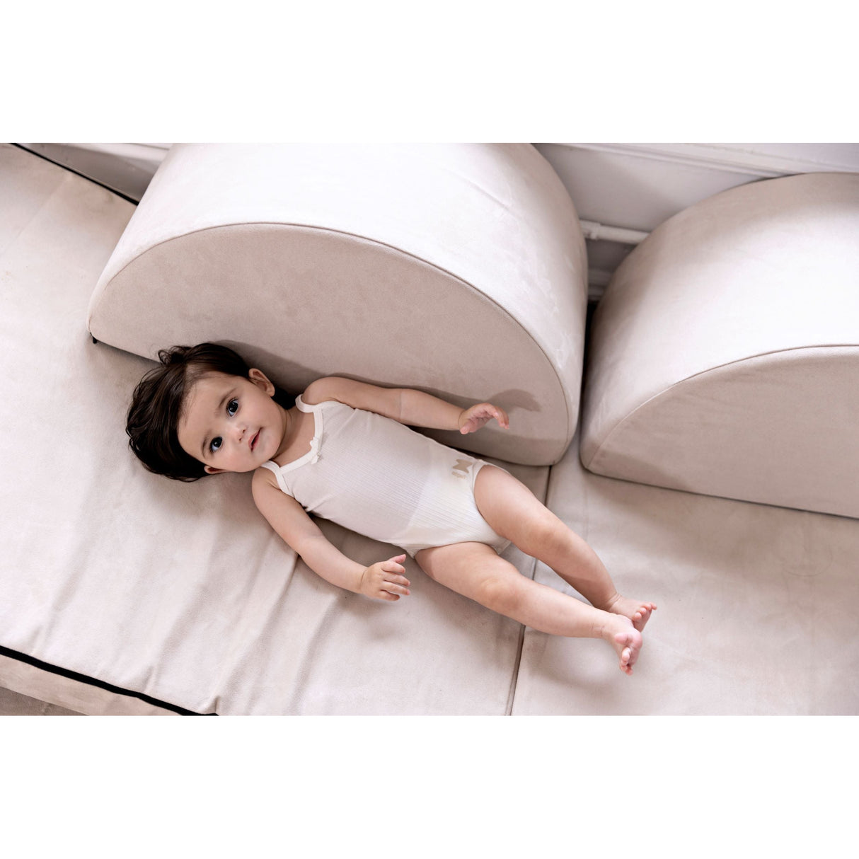 Ribbed Mauve + White (Three Pack) - HoneyBug