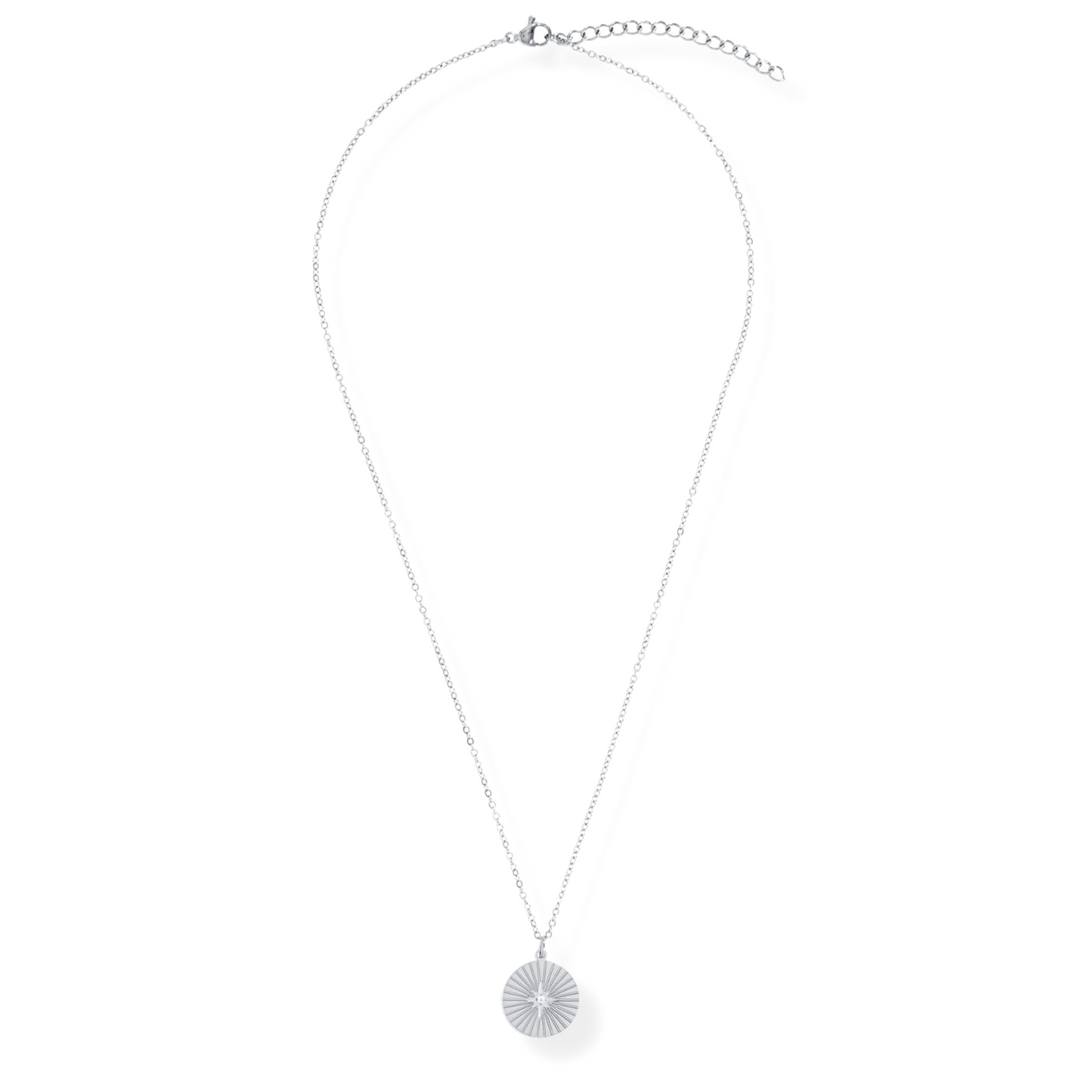 Rue Sunburst Disc Necklace - HoneyBug