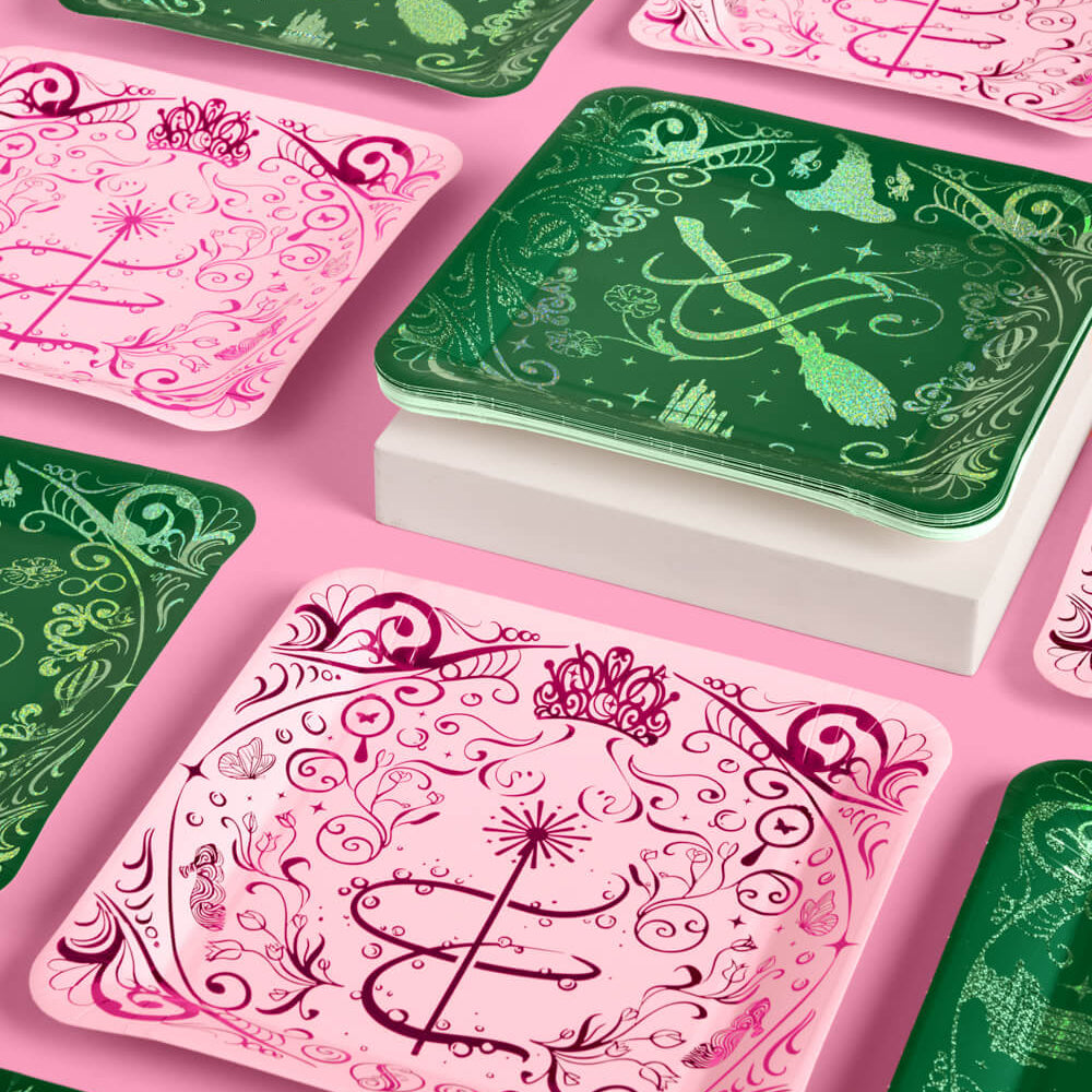 Emerald City Plates - 24 Paper Plates