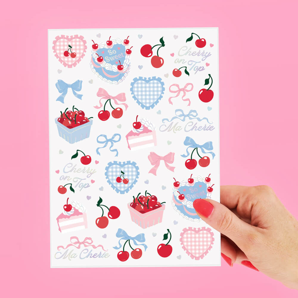 Cherry Tats - 50 Temporary Tattoos