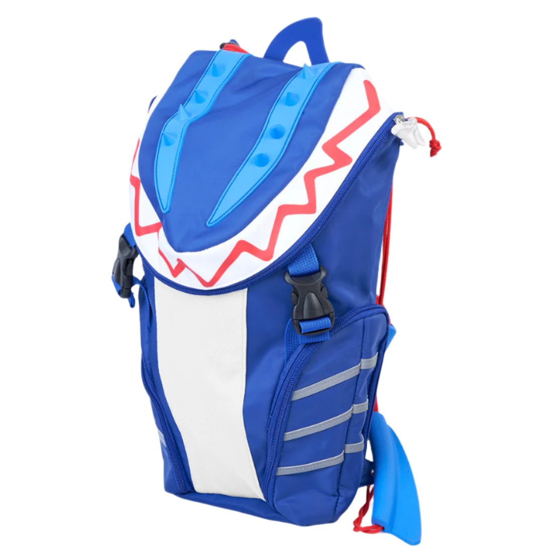 Shark Fin Blue Backpack - HoneyBug