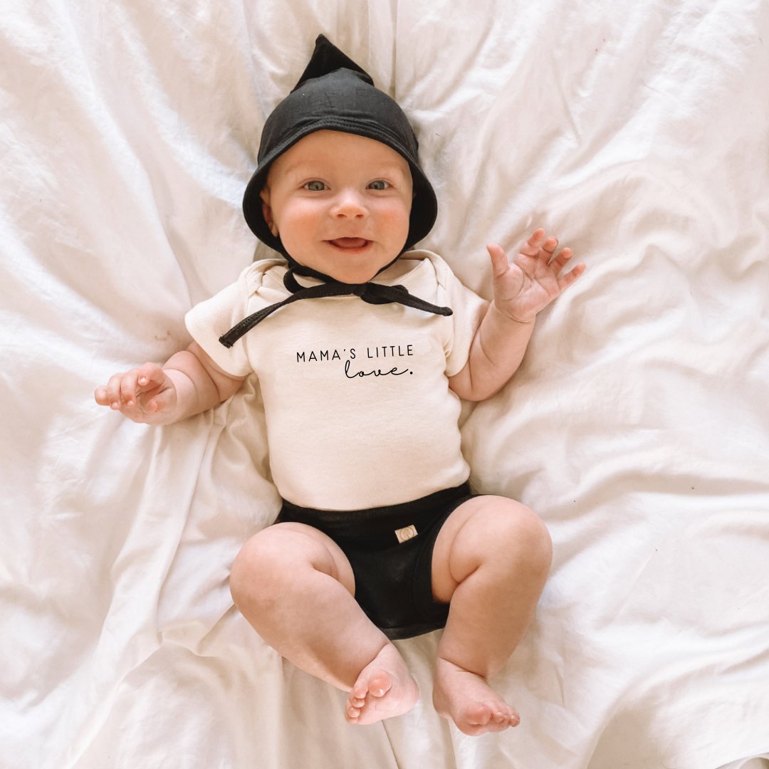 Mama's Little Love Organic Cotton Baby Bodysuit Short Sleeve - HoneyBug
