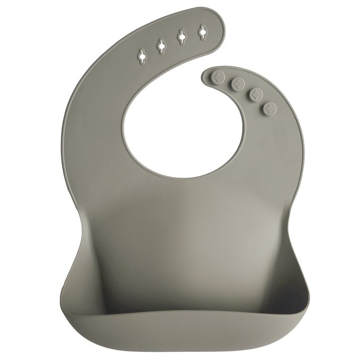 Silicone Baby Bib - Silver Sage - HoneyBug
