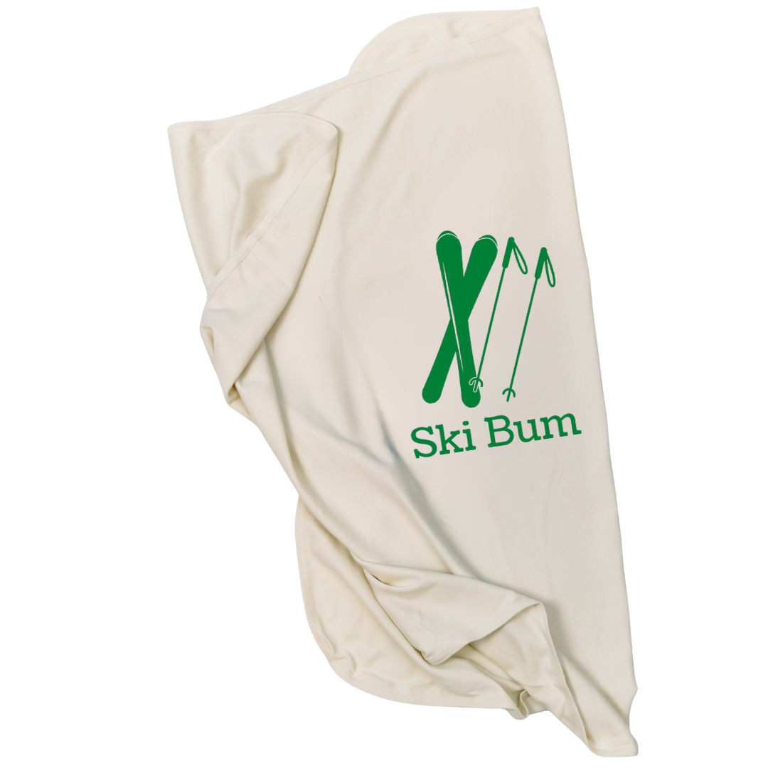 Ski Bum Baby Blanket - HoneyBug