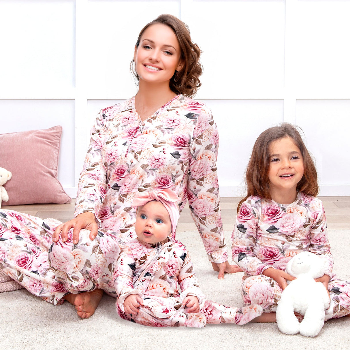 Garden Bouquet Women's Bamboo Pajama Set - HoneyBug