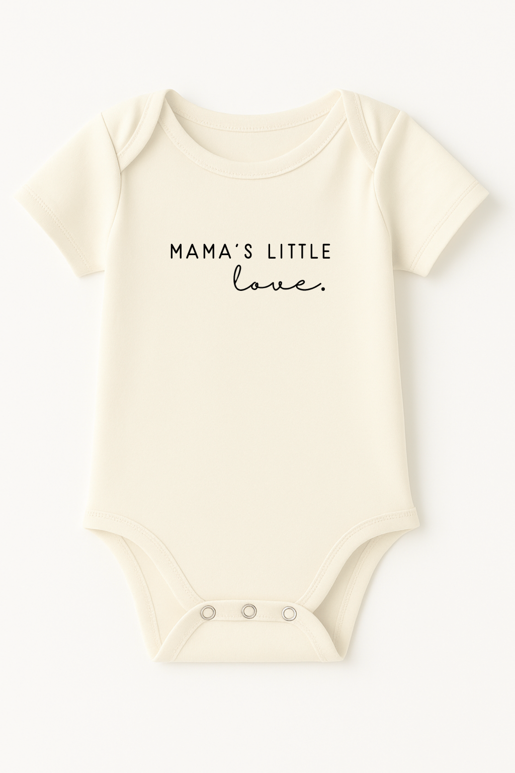 Mama's Little Love Organic Cotton Baby Bodysuit Short Sleeve - HoneyBug