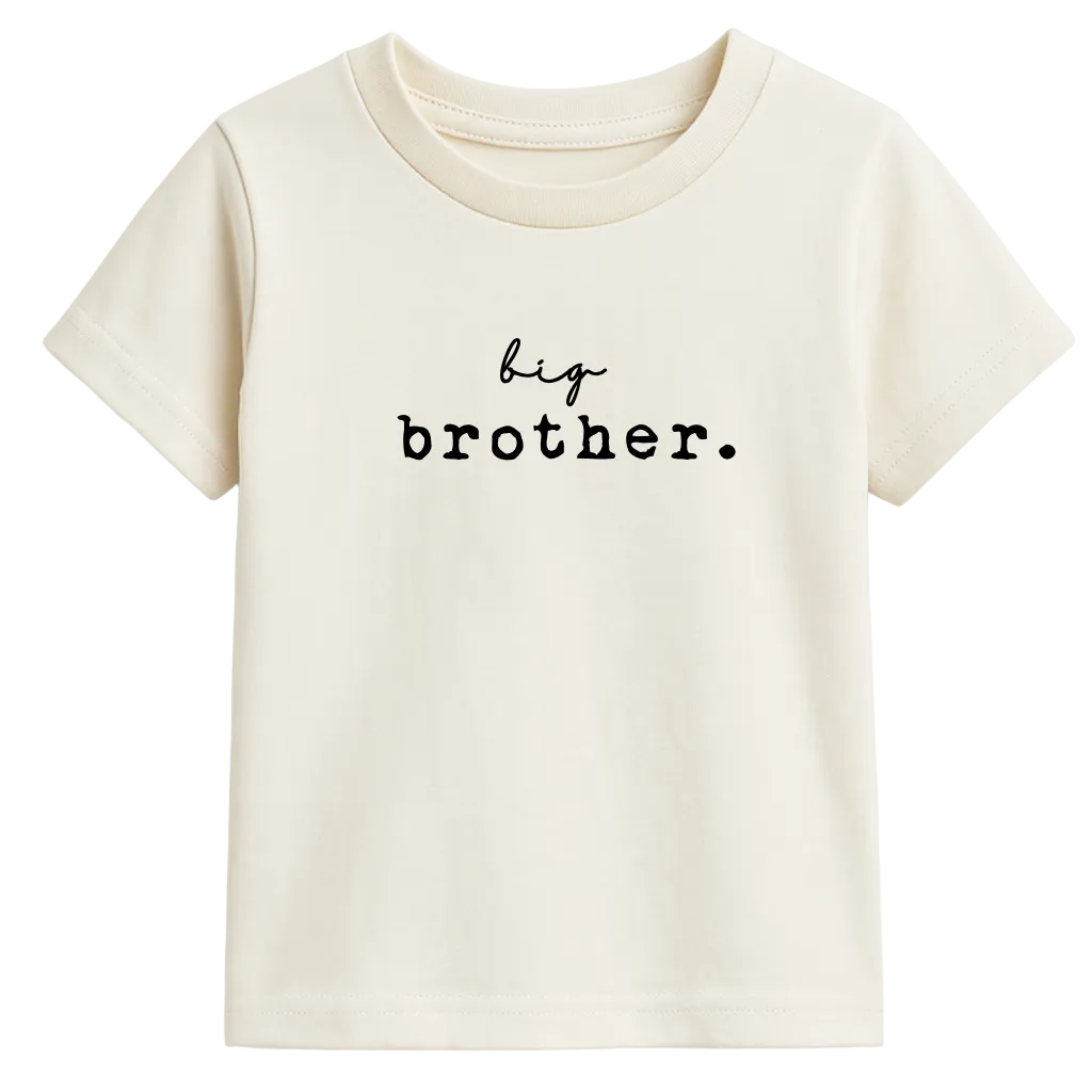 Big Brother Organic Cotton Short Sleeve Toddler T-Shirt