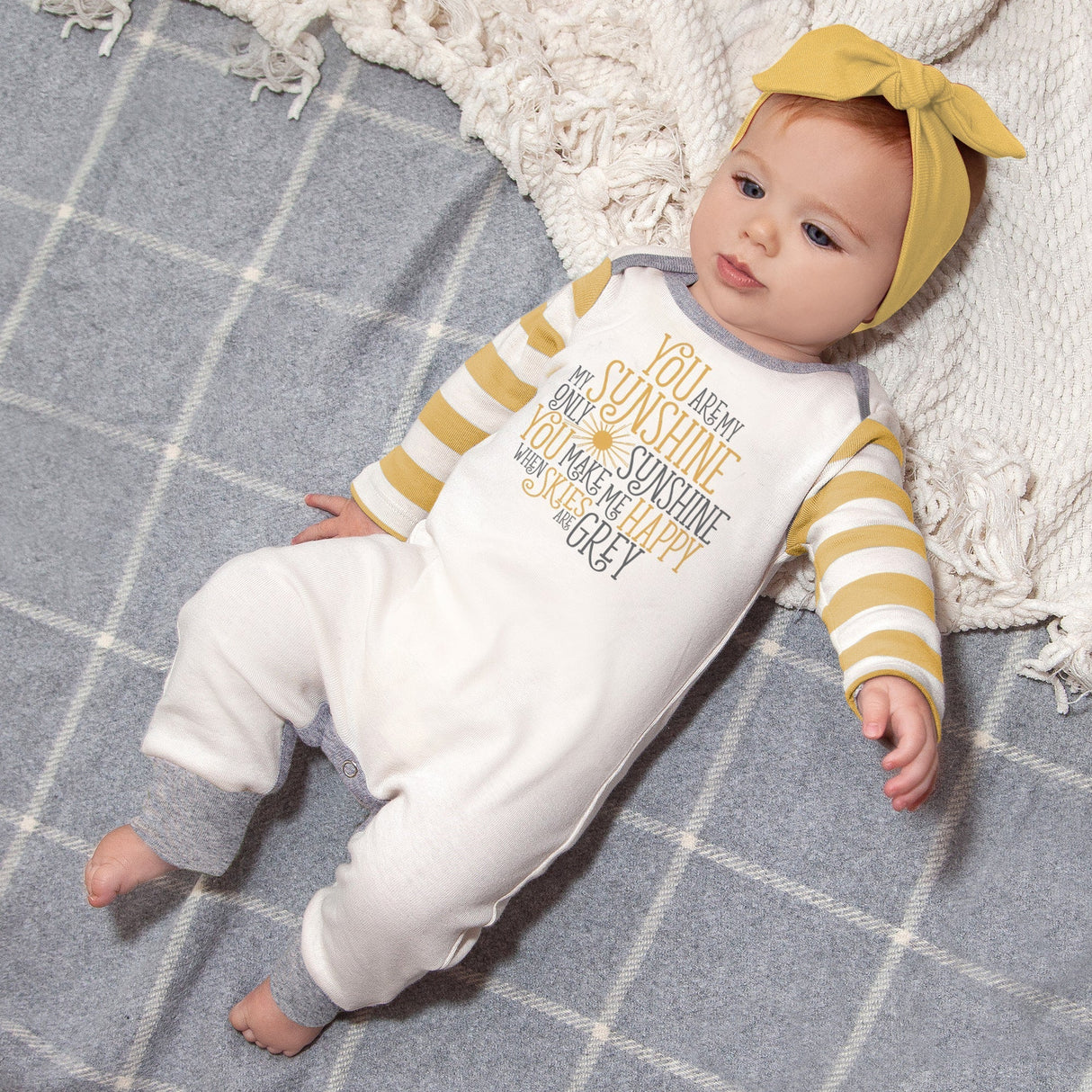 You Are My Sunshine Romper - HoneyBug